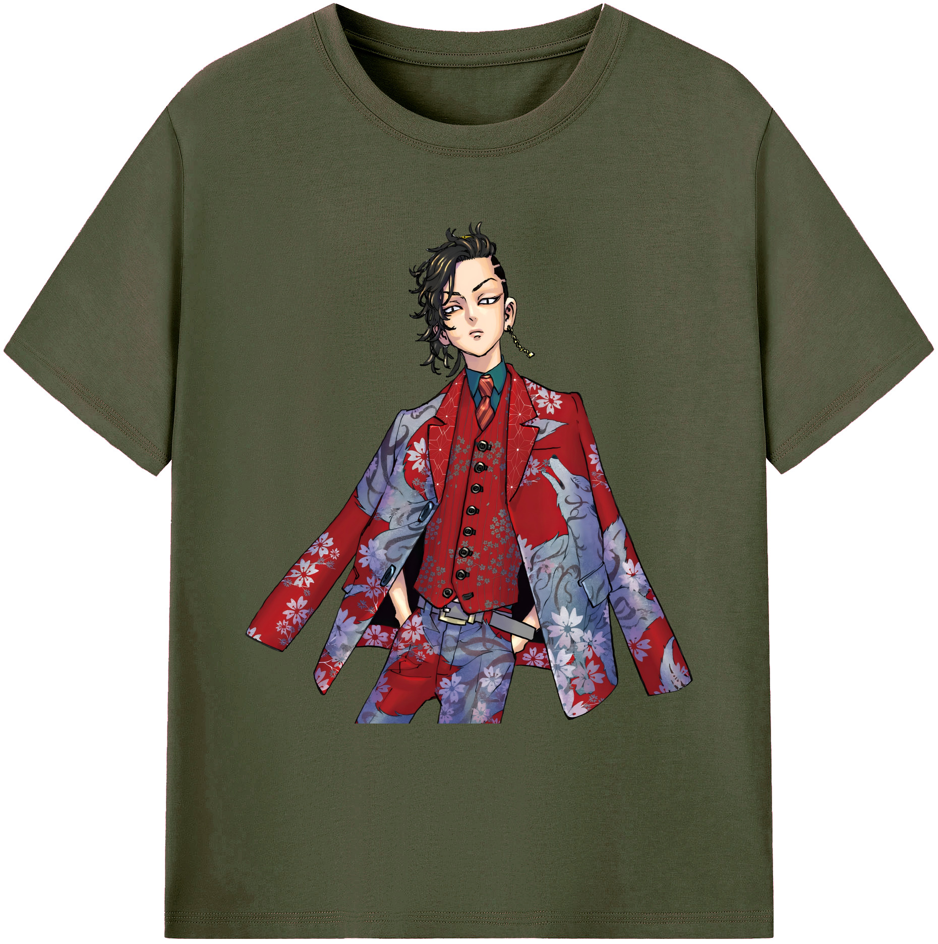 （画像用） 東京リベンジャーズ Tokyo Revengers 綿100％ メンズ半袖Tシャツ｜肌触りやわらか＆通気性